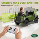 12V Dark Green Remote Control Kids Ride-On Land Rover Defender 110 SVX