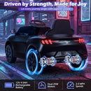 12V Ford Mach E Kids Electric Ride-On Car in Deep Black