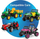 Compact 12V Charger for Peg Perego and John Deere Ride-On Toys - Certified