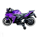 Purple 12V Ride-On Motorcycle for Kids - Perfect for Boys and Girls