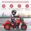 6V Electric Kids Motorcycle Ride-On Car with Automatic Bubble Feature