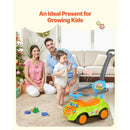 KFFKFF 3-in-1 Ride-On Push Car for Toddlers Aged 19-36 Months with Safety Guardrail
