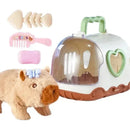 Interactive Capybara Plush Doll with Sound for Kids