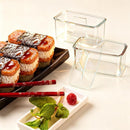 Set of 3 Clear Large Onigiri Molds and Triangle Rice Press for Sushi and Musubi
