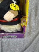 2001 Gemmy Vintage Kung Fu Dancing Hamster with Nunchucks in Black Gi