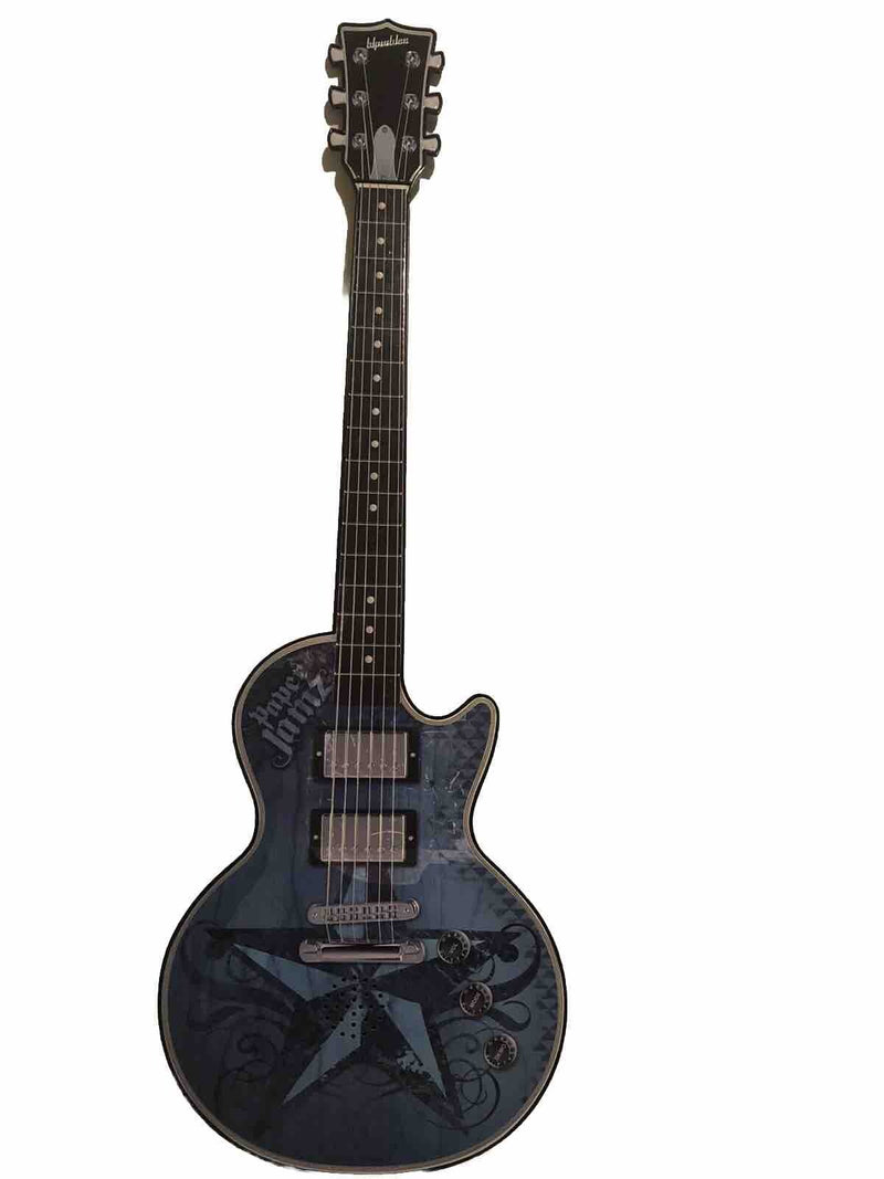 Blue Paper Jamz Guitar Toy in Working Condition