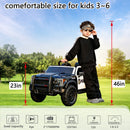 12V Police Car Ride-On Toy with Remote Control, Dual Motors, and Sound Features