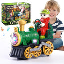 Steam-Powered Toddler Train with Lights, Sounds, and Bump-and-Go Action