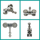 Quad Wheel Strut Channel Trolley Set