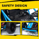 Children's Electric Drift Kart with Dual Motors - 24V 7AH, 8.1 MPH, Blue