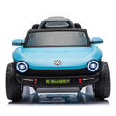 12V Volkswagen Beetle Electric Ride-On Car for Kids - Blue, Speeds Up to 2.5MPH