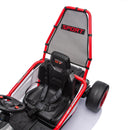 24V Kids Electric Drift Go Kart with Music and 5-Point Safety Belt, Speeds up to 7.5 MPH