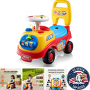 Kids' Ride-On Excavator Vehicle with Storage and Sound Features