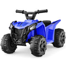 Black 6V Ride-On ATV Quad 4-Wheeler Toy Car for Toddlers Ages 1.5-3 Years, 1.8MPH