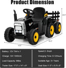 Powerful Ride-On Tractor with Trailer and Dual Control Options