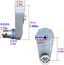 Powerful 24V RS775 Motor Gearbox for Children's Electric Vehicles - 280W Efficiency