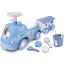 Kiddieland Frozen Adventure Lights & Sounds Camper with Trailer