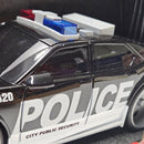 Maxx Action Police Vehicle with Lights, Sounds, and Friction Motor Rubber Tires