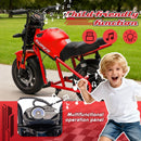 300W Electric Kids Motorcycle with 14" Fat Wheels and Speeds Up to 11.18 MPH