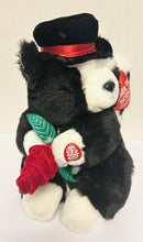 Dandee Vintage Sugar Pie Valentine Animated Singing Skunk Plush Toy