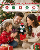 Interactive Plush Christmas Dancing Penguin with Music and Talking Features