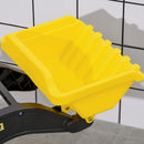 Aosom Yellow Kids Pedal Excavator Ride-On Front Loader Digger for Ages 3+