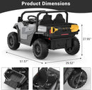 24V Remote Control Electric Dump Truck with Dump Bed and Bonus Shovel