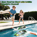 DEERC TX626 Kids' RC Boat, Speeds Over 20MPH, Capsize Recovery Feature, 24+ Minutes of Playtime