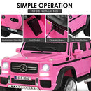 Licensed Pink Mercedes-Benz Maybach 12V Ride-On Car