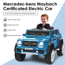12V Mercedes-Benz Licensed Kids Ride-On Car with Remote Control and Trunk - Navy