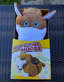 Westlake Hop-Along Inflatable Ride-On Horse Toy 15" for Kids Ages 3+