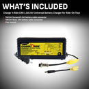 24V Universal Charger for Ride-On Toys - Charge 'N Ride CR8-1.5 Amp
