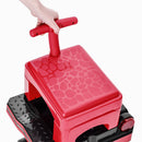 Red 2-Seater Electric Kids Train with Carriage, 12V, 2 Speed, Music, and Lights