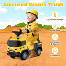Scania Toy Construction Truck with Lights, Sounds, and Hidden Storage