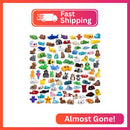 Zaviroxel 150 Piece Set of Articulated 3D Printed Mini Animal Figurines