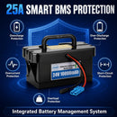 24V 10Ah Lithium Battery for Ride-On Toys, Enhanced 24V 7Ah Performance Upgrade