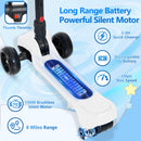 Illuminated Electric Scooter for Children 3-12 Years, Spacious Deck, 3 Height Settings