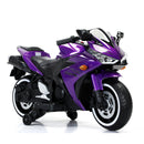 Purple 12V Ride-On Motorcycle for Kids - Perfect for Boys and Girls