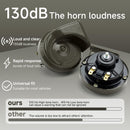 12V Dual-Tone Electric Snail Horn Kit for Automobiles