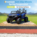 24V Electric UTV Ride-On Toy Car for Two Big Kids with Remote Control and Four Wheels