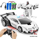 2.4G Rechargeable RC Police Car Transformer Toy