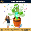 Interactive Plush Dancing Cactus with 120 Songs and Voice Repetition
