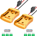Sturdy Dual Dewalt Battery Adapter Set with 30Amp Fuse – Trustworthy DIY Resource