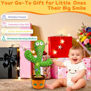 Dancing and Singing Cactus Toy with LED Lights and Voice Recording Features for Kids