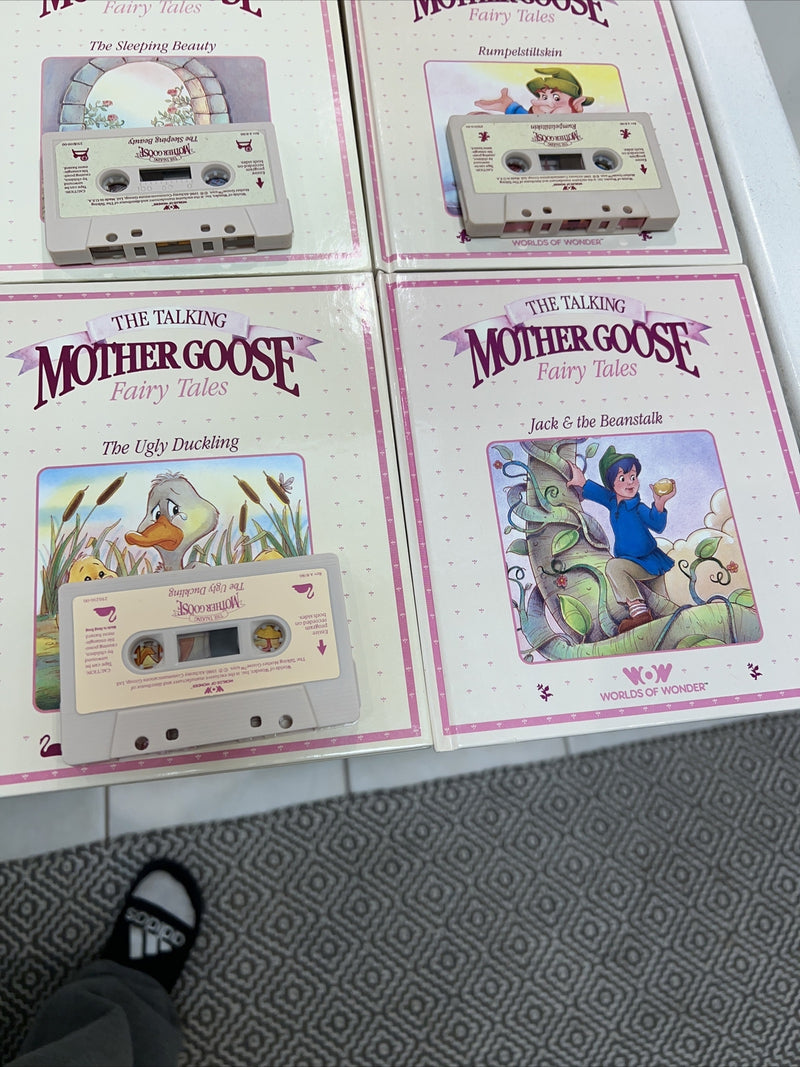 Worlds of Wonder The Talking Mother Goose Book and Tape Cassette Set