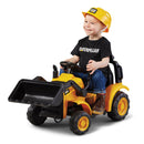 Kid Trax 6V CAT Frontloader Ride-On Vehicle for Toddlers Aged 18-36 Months