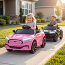 Ford Mach E Electric Ride-On Toy with Parental Control, LED Lights, Horn, and Music