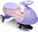 12V Electric Wiggle Ride-On Car with Pedal, 2-in-1 Rechargeable Battery System