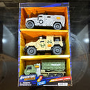 Mini Military Toy Vehicle Set with Lights and Sounds