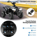 12V Black 4-Wheel Ride-On ATV for Kids